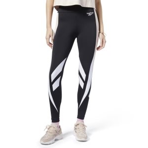 Reebok Classic Vector Leggings Damen - Schwarz - DE 814-ZJE